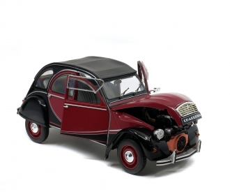 1:18 Citroën 2CV6 Charleston, darkred/black