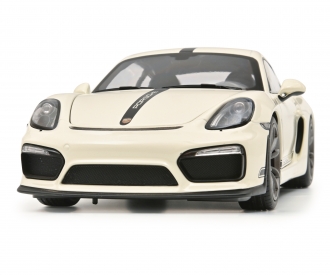 Porsche Cayman GT4 white 1:18