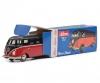 Micro Racer VW T1 Bus, braun-rot Micro Racer VW T1 Bus, braun-rot
