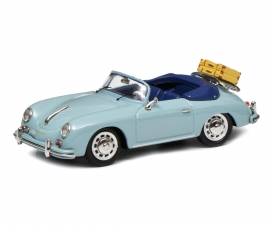Porsche 356 A Cabriolet „Reisezeit“, meißenblau, 1:43