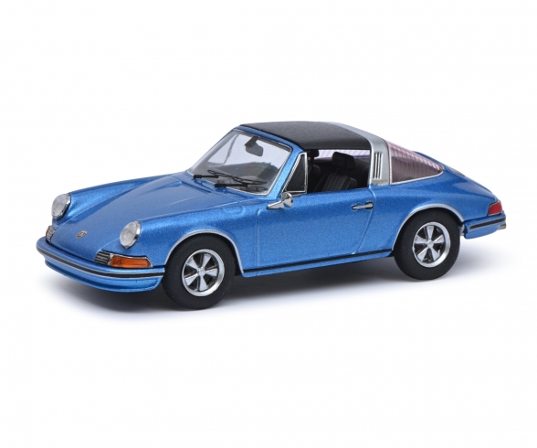 Porsche 911 Targa blau 1:43