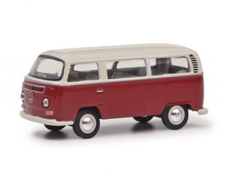 VW T2 bus red/white 1:64