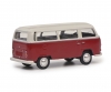 VW T2 bus red/white 1:64