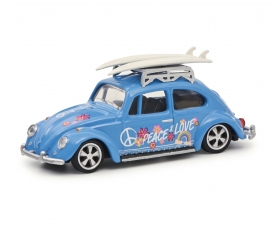 VW Beetle SURFER blue 1:64