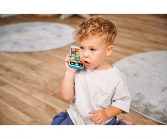 SIMBA ABC Smart Phone Babytelefon Spielzeug mit 10 Melodien & 15 Tastentönen NEU 