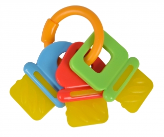 ABC Key Ring Rattle, 2-ass.