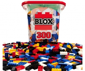 Blox - 300 Bausteine bunt - incl. Box - kompatibel mit bekannten Spielsteinen