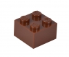 Blox 100 brown 4 pin Bricks in Box