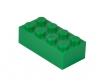 Blox 40 green 8 pin Bricks in Box
