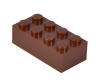 Blox - 40 8er Bausteine braun - kompatibel mit bekannten Spielsteinen
