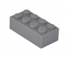 Blox 100 grey 8 pin Bricks in Box
