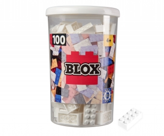 Blox 100 white Bricks in Box