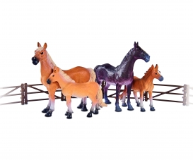 Pferde Set mit Zäunen