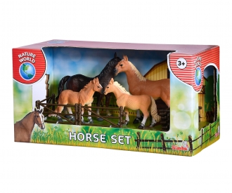 Horse Set with Fenches