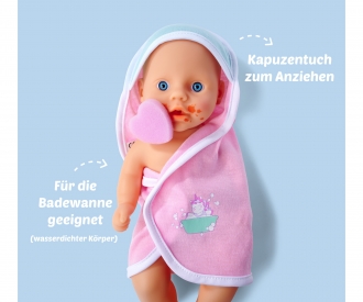 New Born Baby Dreckspatz Badepuppe