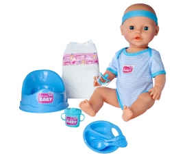 New Born Baby Baby Doll, Blue Accessories