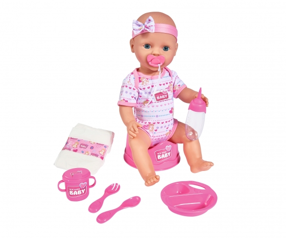 New Born Baby Baby Doll, Pink Accessories