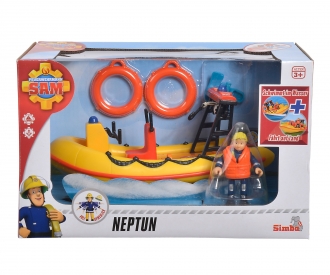 Simba Fireman Sam Neptune Speed Boat with Figurine