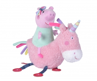 Peppa Pig Plush Peppa with Unicorn