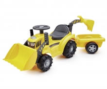 Ecoiffier Porteur tracto pelle avec remorque