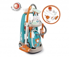 Smoby Reinigungstrolley mit Staubsauger Smoby Reinigungstrolley mit Staubsauger