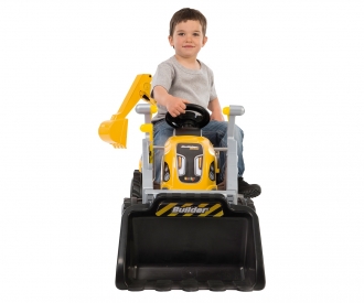 Smoby Traktor Builder Max gelb
