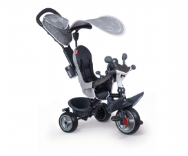 Smoby Tricycle Baby Driver Plus Gris