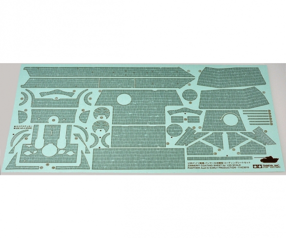 1:35 Panther G Early Zimmerit Sheet