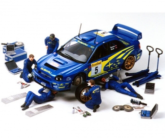 Rally Mechanics Figure Set 1:24 Plastic Model Kit TAMIYA