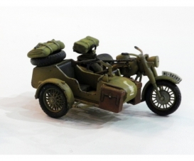 1:48 WWII German Motorcycle&Sidecar (2)