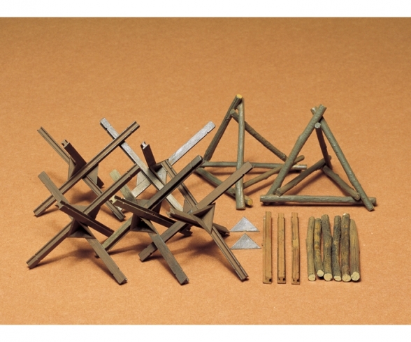 1:35 WWII Diorama-Set Barricade