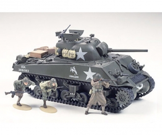 1:35 WWII US Sherman M4A3 75mm Late.(9)