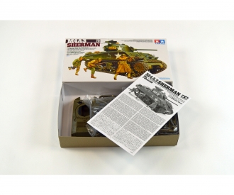 1:35 WWII US Sherman M4A3 75mm Late.(9)