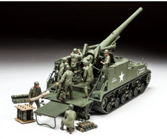 1:35 US M40 155mm Howitzer SPG (8)