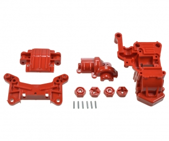 TA-01/02 4WD Front Gear Case red
