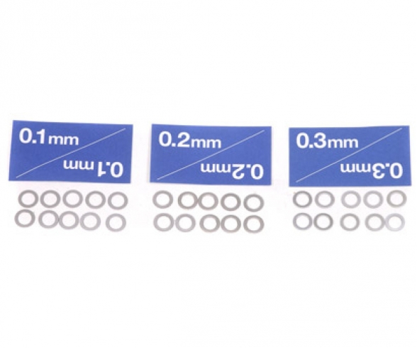 Distanzscheiben-Set 5mm (10) 0,1/0,2/0,3