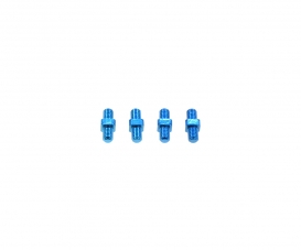 3x10mm Alum. Turnbuckle Shaft (4) Blue 3x10mm Alum. Turnbuckle Shaft (4) Blue