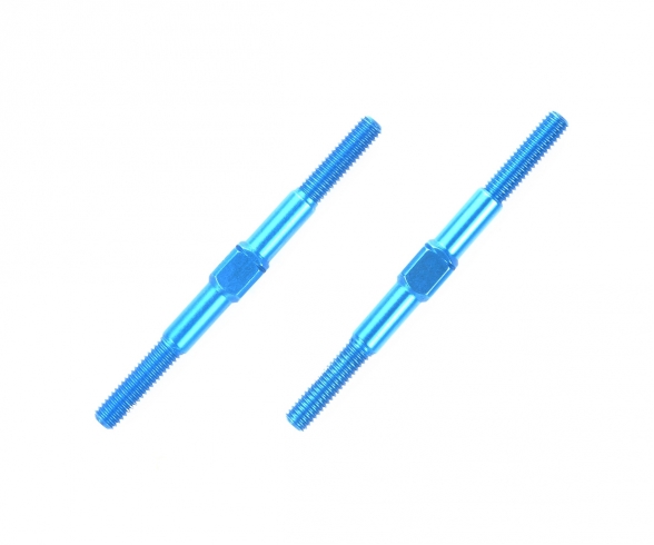 Alum. Turnbuckle Shaft 3x42mm (2) blue