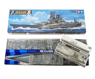 Tamiya Modellbausatz: 1:350 Schlachtschiff Musashi – Japanische Navy