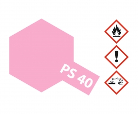 PS-40 Translucent Pink Polyc. 100ml