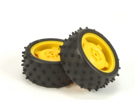 Buggy-Tire/Wheel 5-Star yel.80/32(2)rear Buggy-Tire/Wheel 5-Star yel.80/32(2)rear