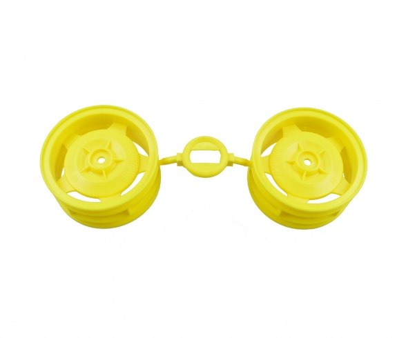 Radioactief Pessimist Minister Fron. Buggy Wh.Star 60/29 (2) fluor.yel. 310440340 - Others replacement  parts and accessories - Accessories - Categories - www.tamiya.de